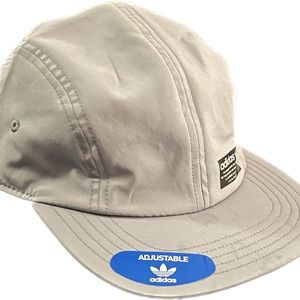 Gray Adidas relax fit low pro cap new